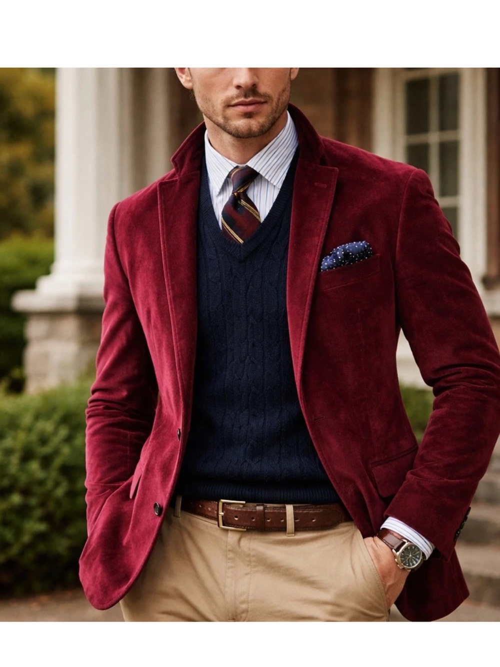 Ralph Lauren blazer ultraflex Corduroy sport coat new bulldog lining elbow patch